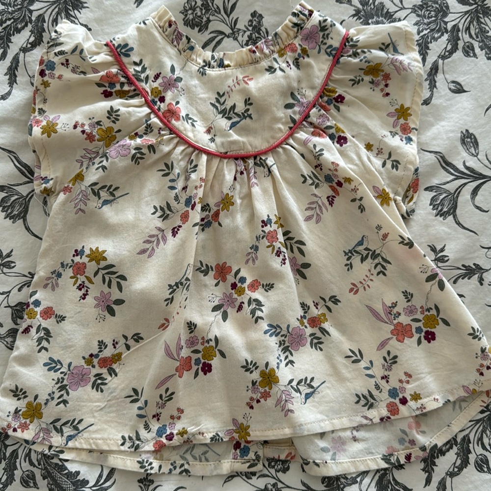Tape à l’Oeil— Floral Kids Blouse French Brand